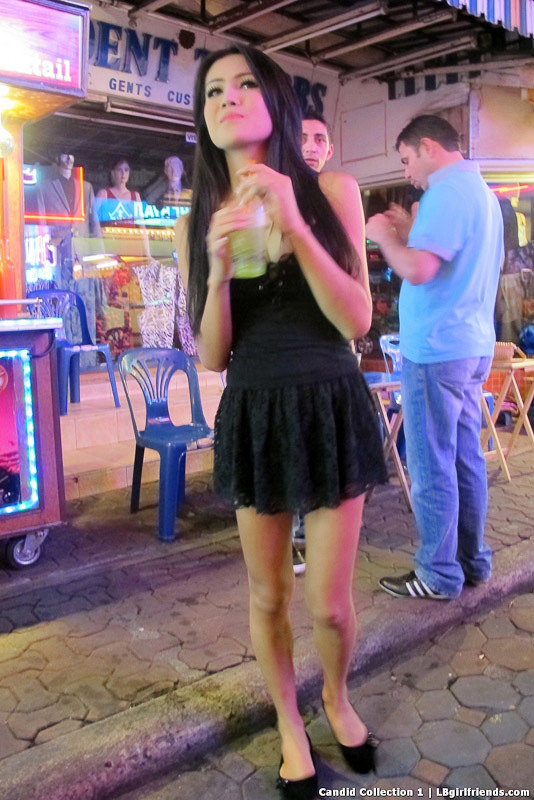 Filthy Pattaya Tgirls On The Street Looking For Customers